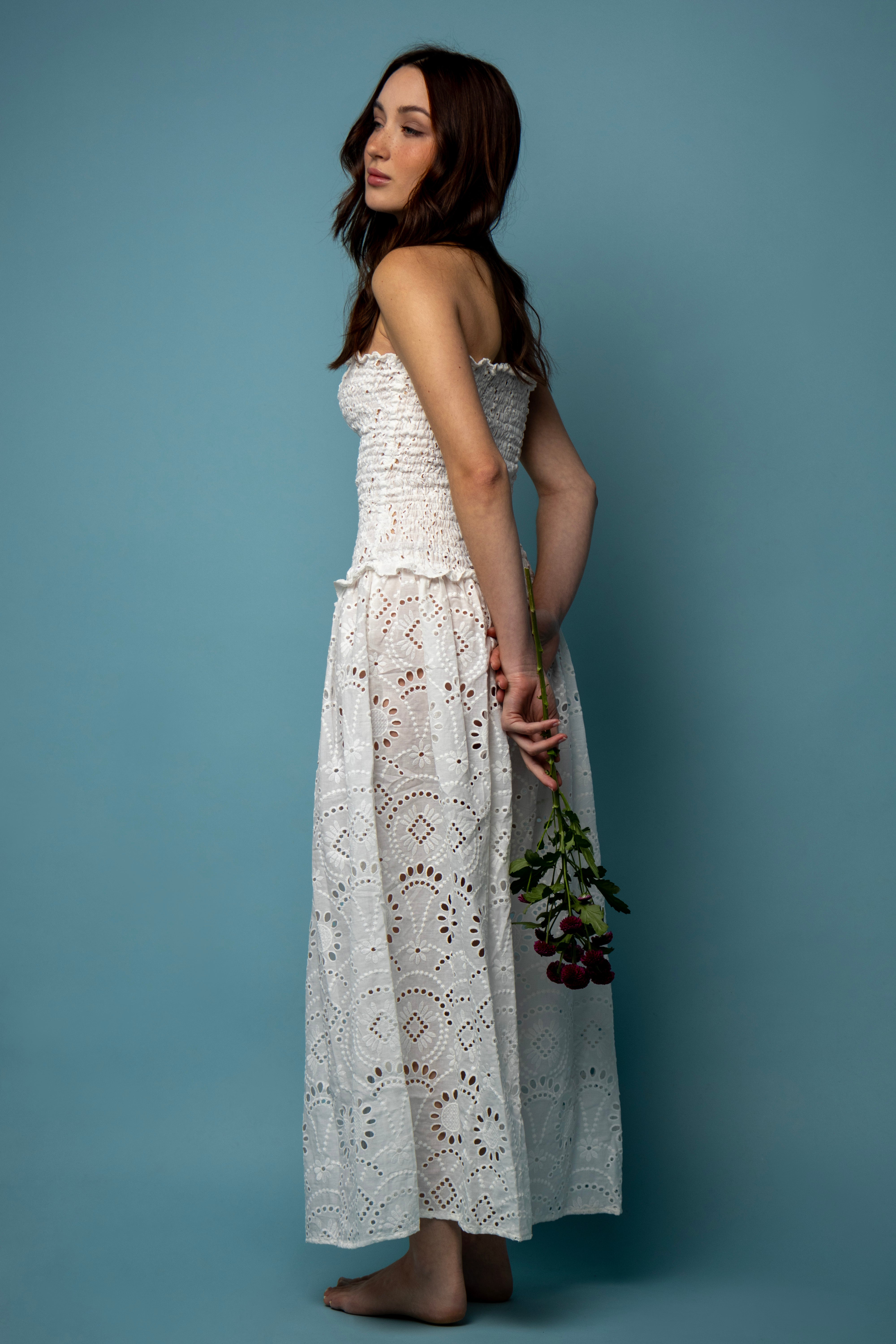 Magnolia Midi Dress - Eyelet