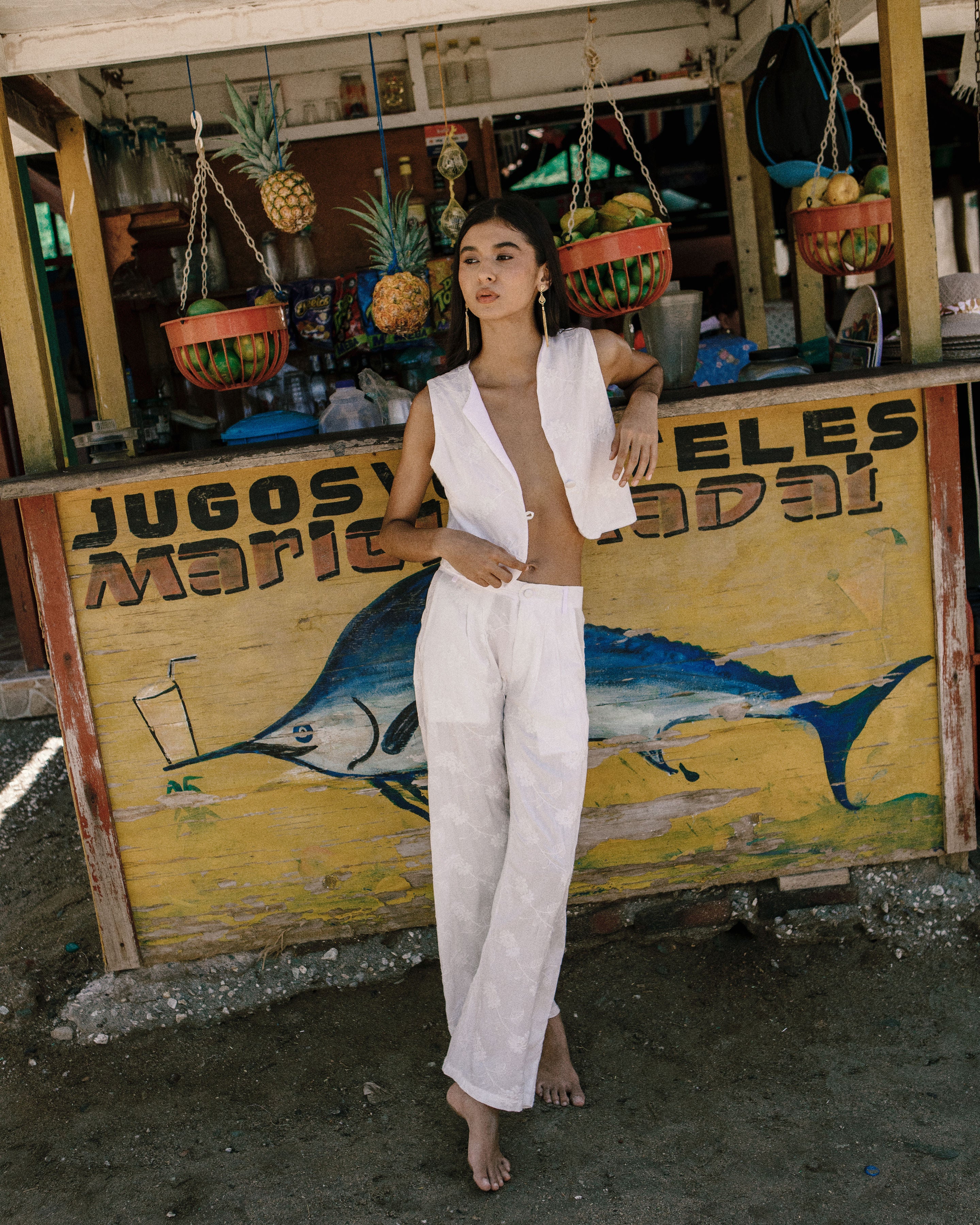 Minca Pant - Embroidered