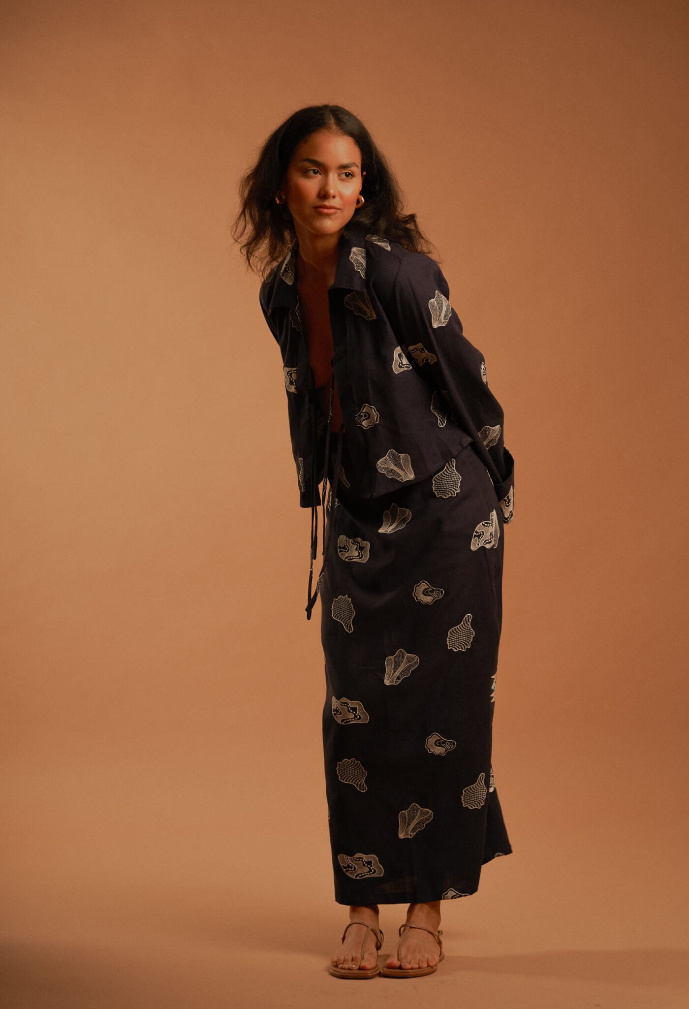 Gaira Skirt - Navy Blue