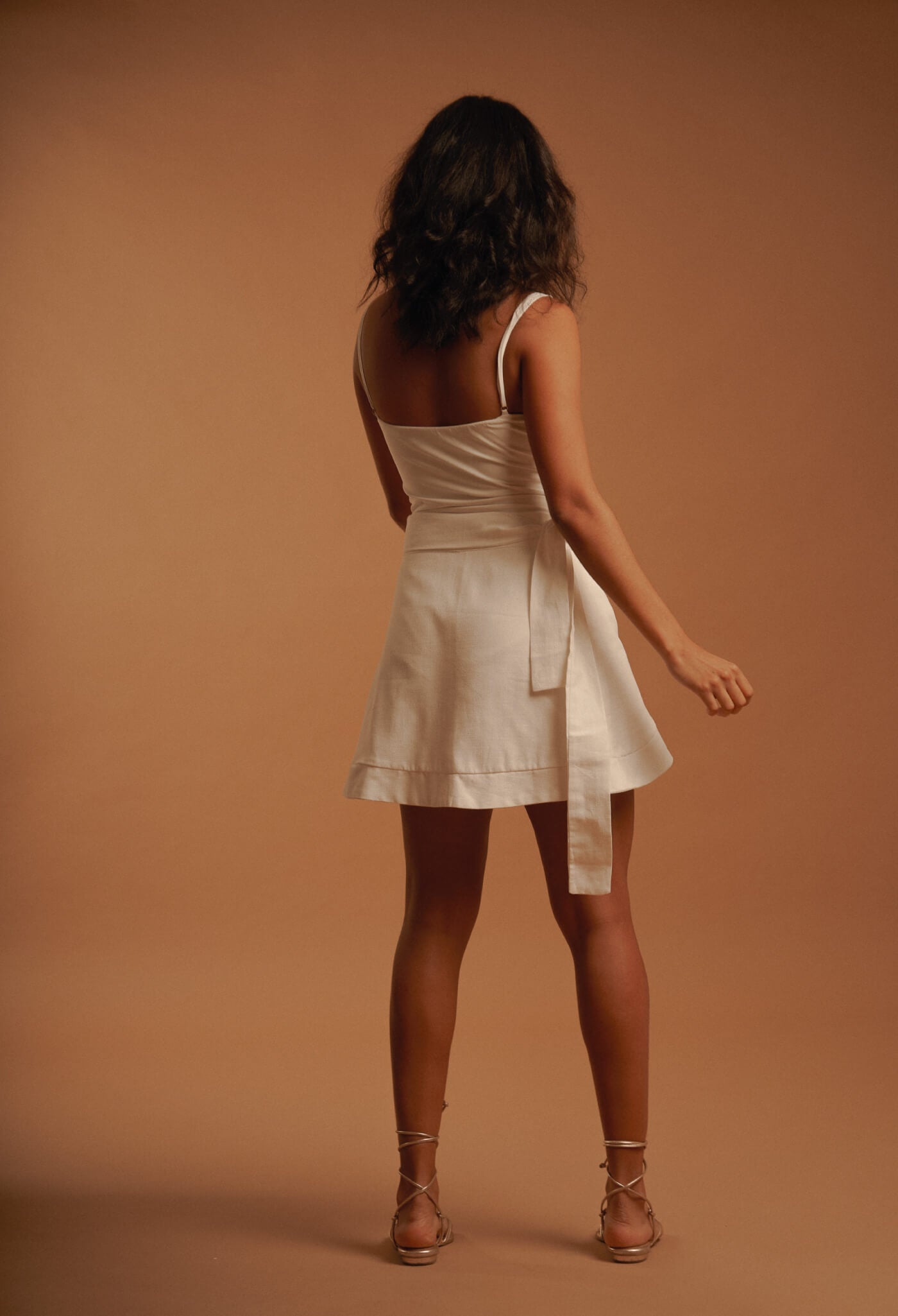 San Diego' Skirt - Ivory 100% Cotton