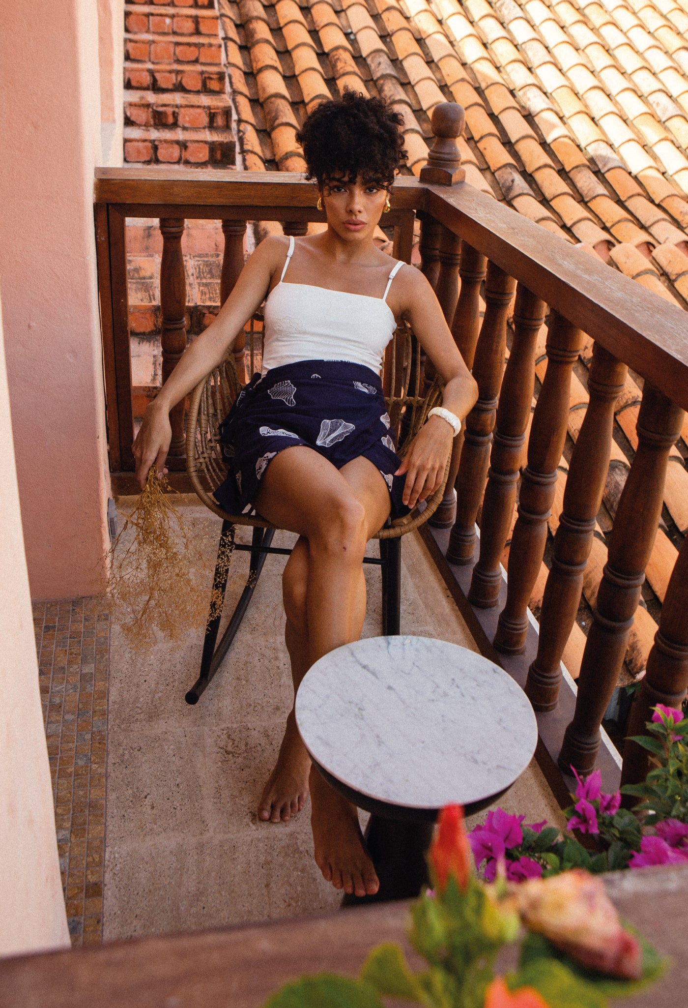 San Diego' Skirt - Navy Blue Exclusive Design