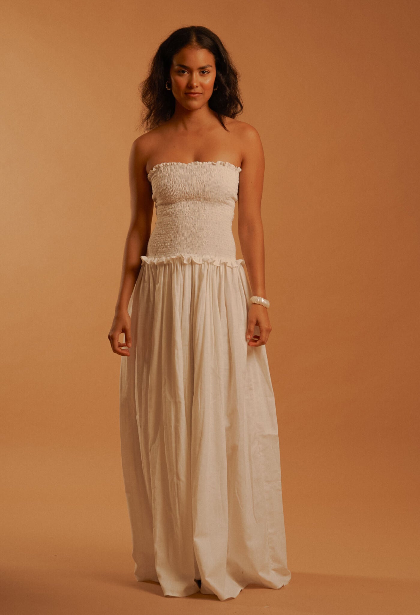 Santo Domingo Maxi Dress - Ivory