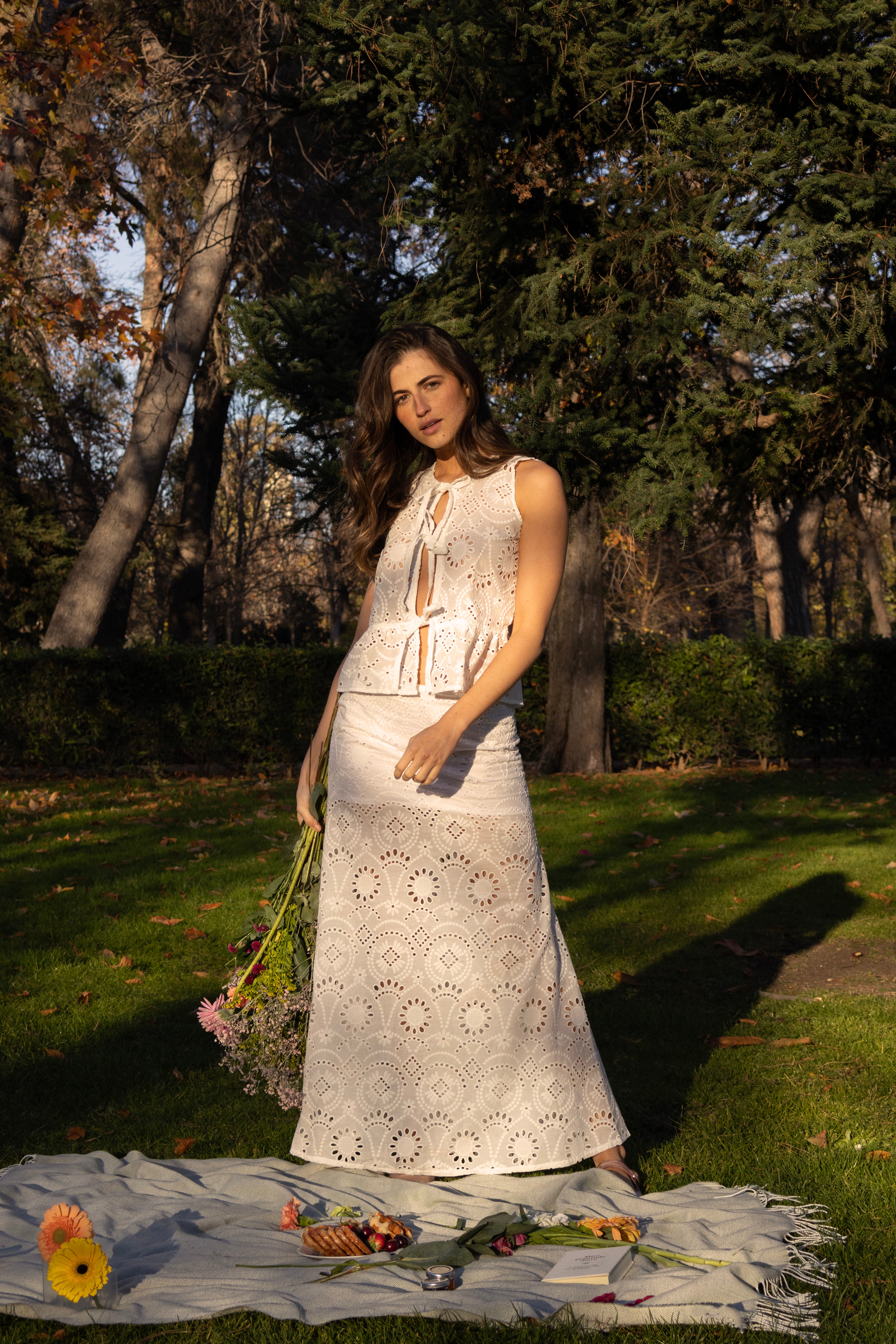 Camellia Top - Eyelet