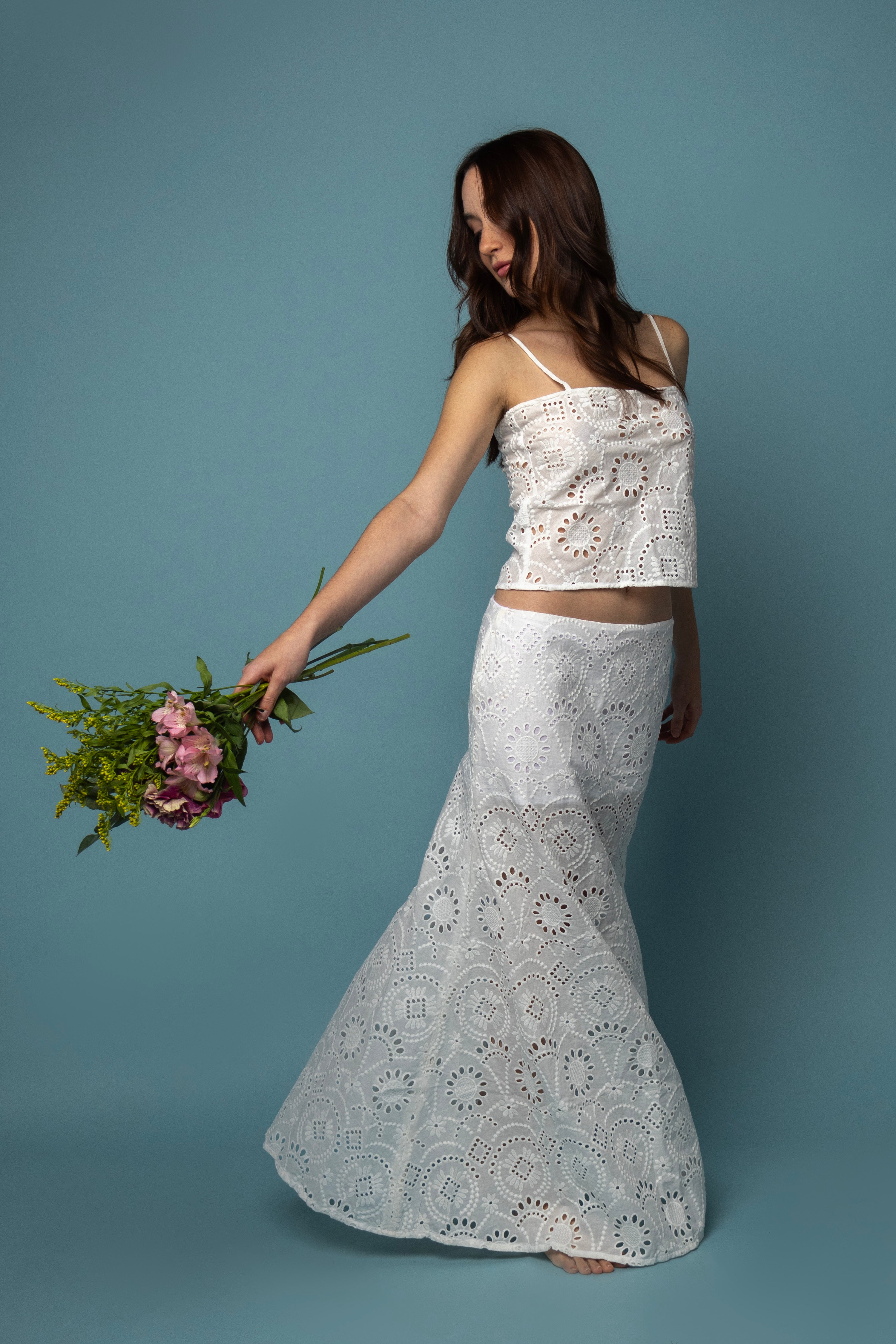 Orchid Top - Eyelet