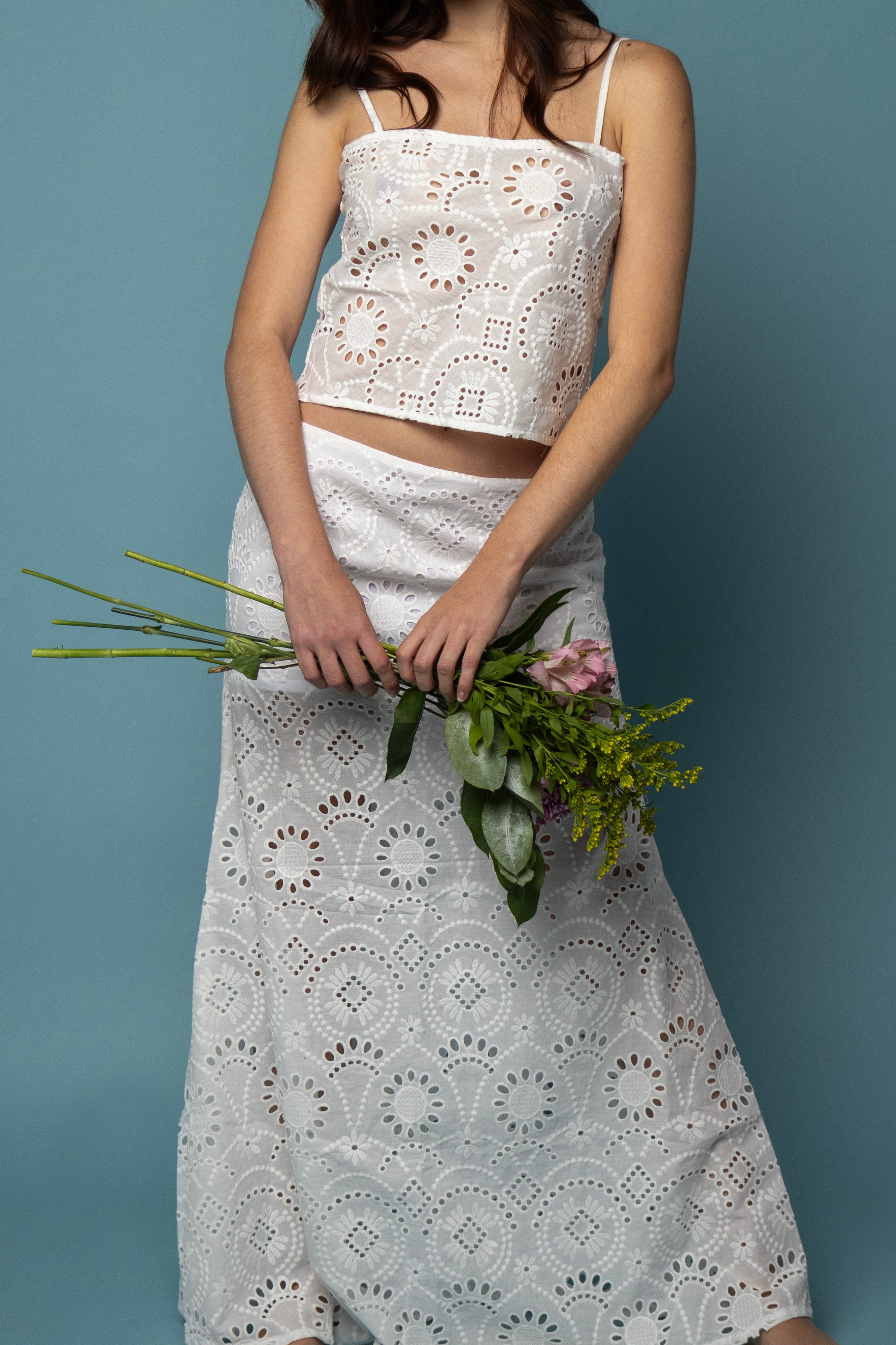 Orchid Top - Eyelet