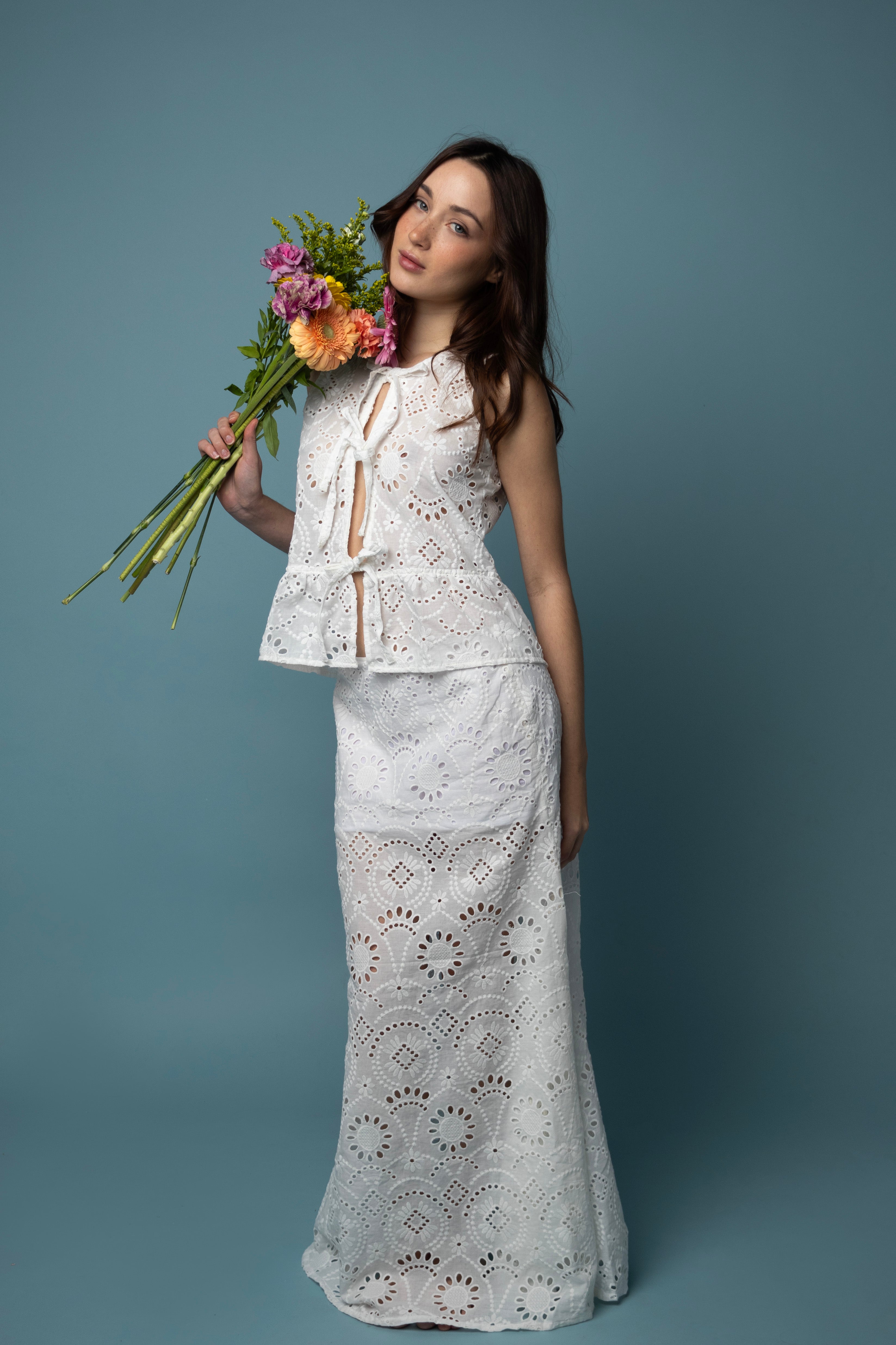 Camellia Top - Eyelet