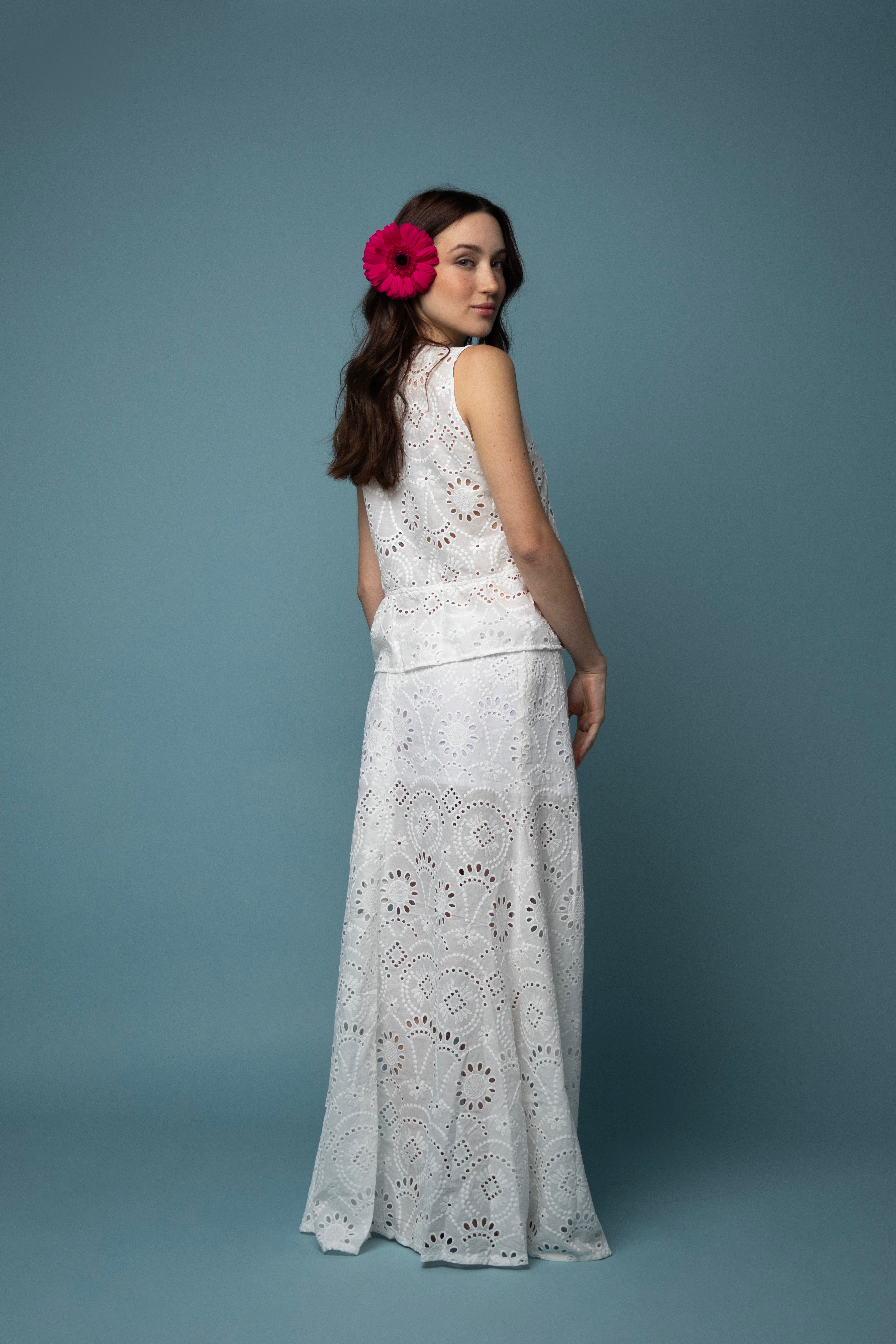 Camellia Top - Eyelet