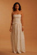 Santo Domingo Maxi Dress - Ivory